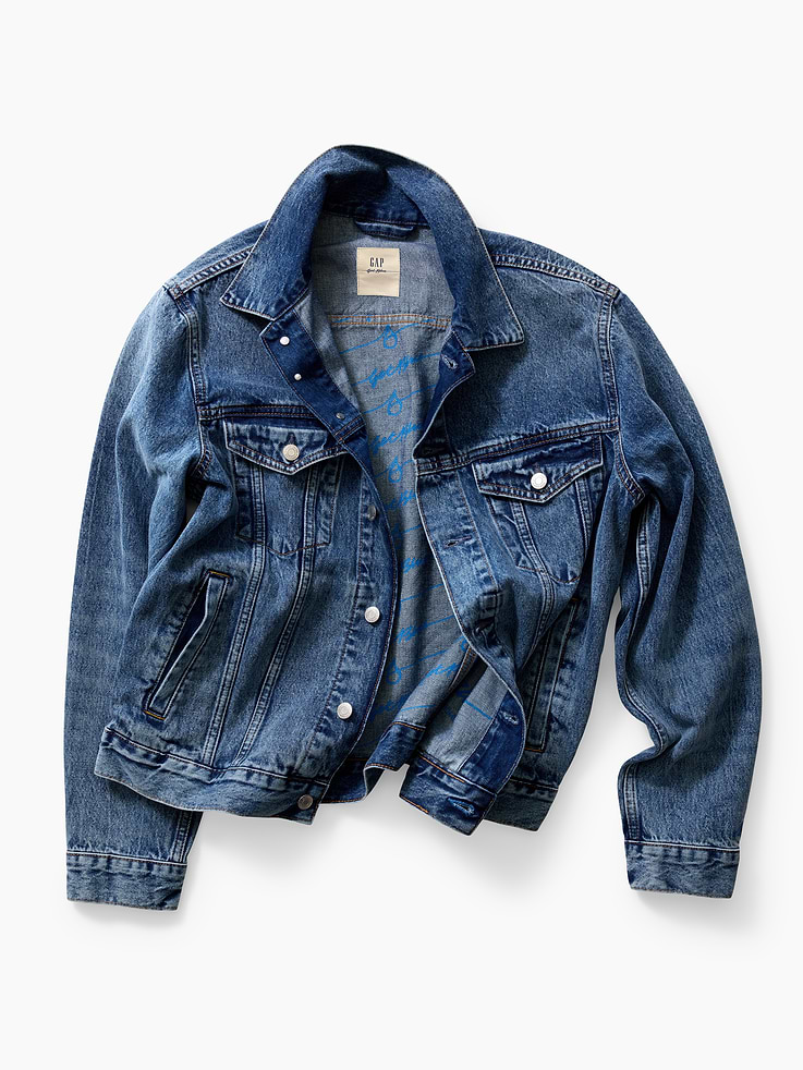 Image number 9 showing, Get Blue Relaxed Icon Denim Jacket