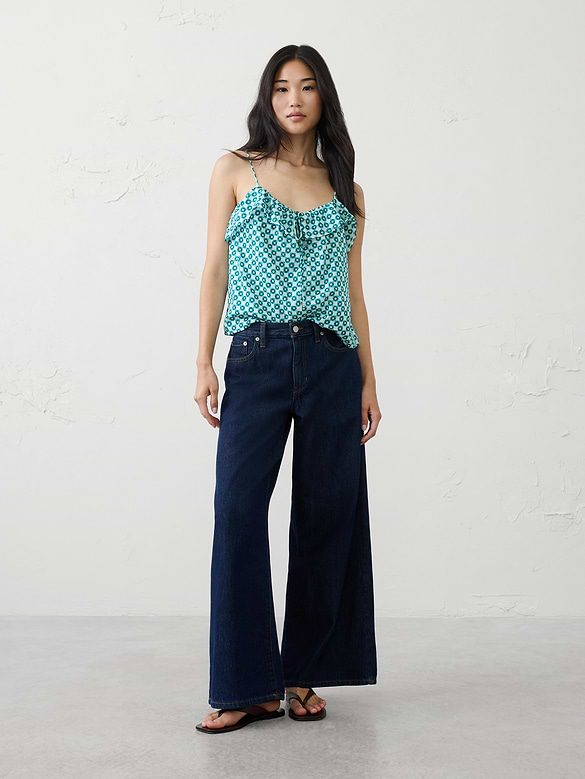 Strappy Ruffle Tank