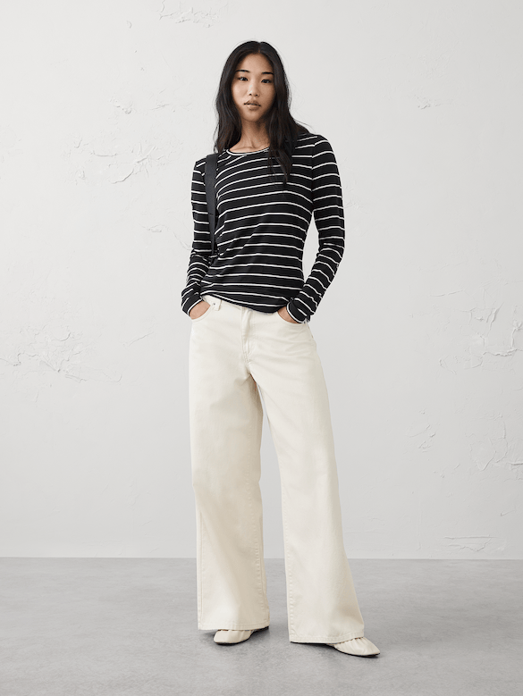 Timeless Long-Sleeve Crew-Neck T-Shirt