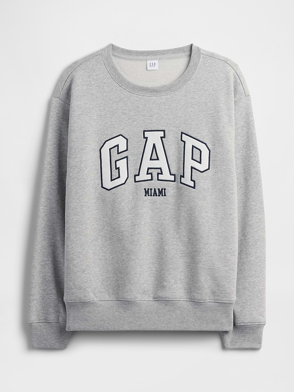 Relaxed Gap City Logo Sweatshirt