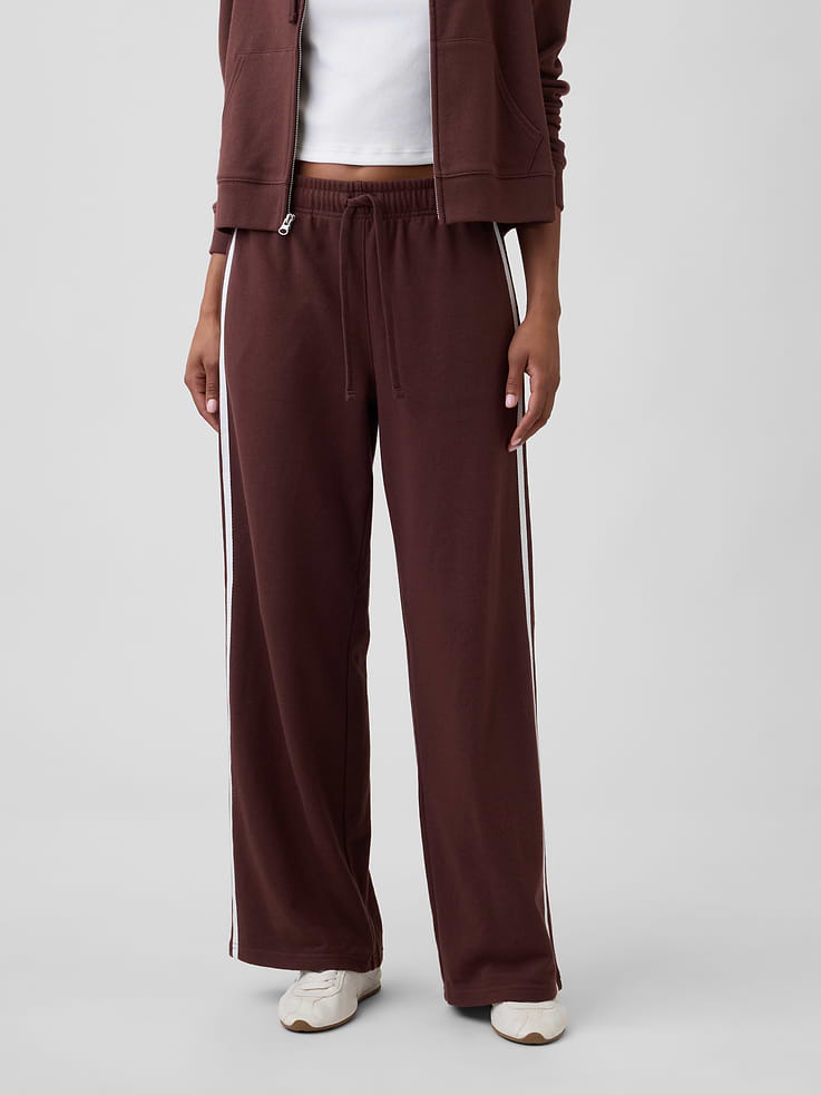 Image number 3 showing, Relaxed French Terry Straight-Leg Sweatpants