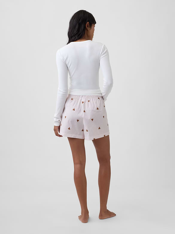 Poplin PJ Shorts