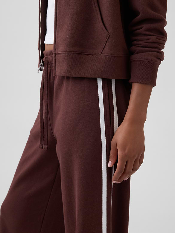 Relaxed French Terry Straight-Leg Sweatpants