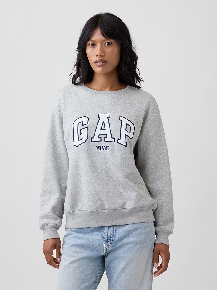 Image number 1 showing, Relaxed Gap City Logo Sweatshirt