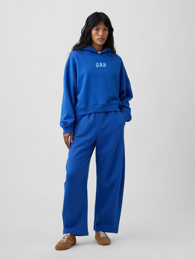 Image number 3 showing, Relaxed Gap Mini-Logo Cropped Hoodie