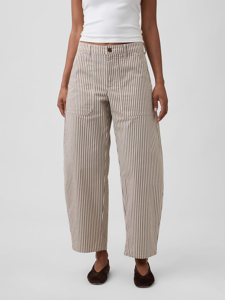 Image number 2 showing, Mid Rise Barrel Khakis
