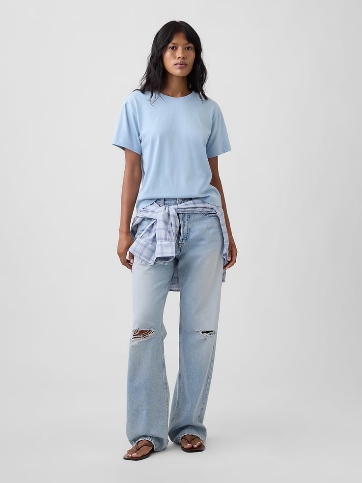 Image number 3 showing, Boxy Crewneck T-Shirt
