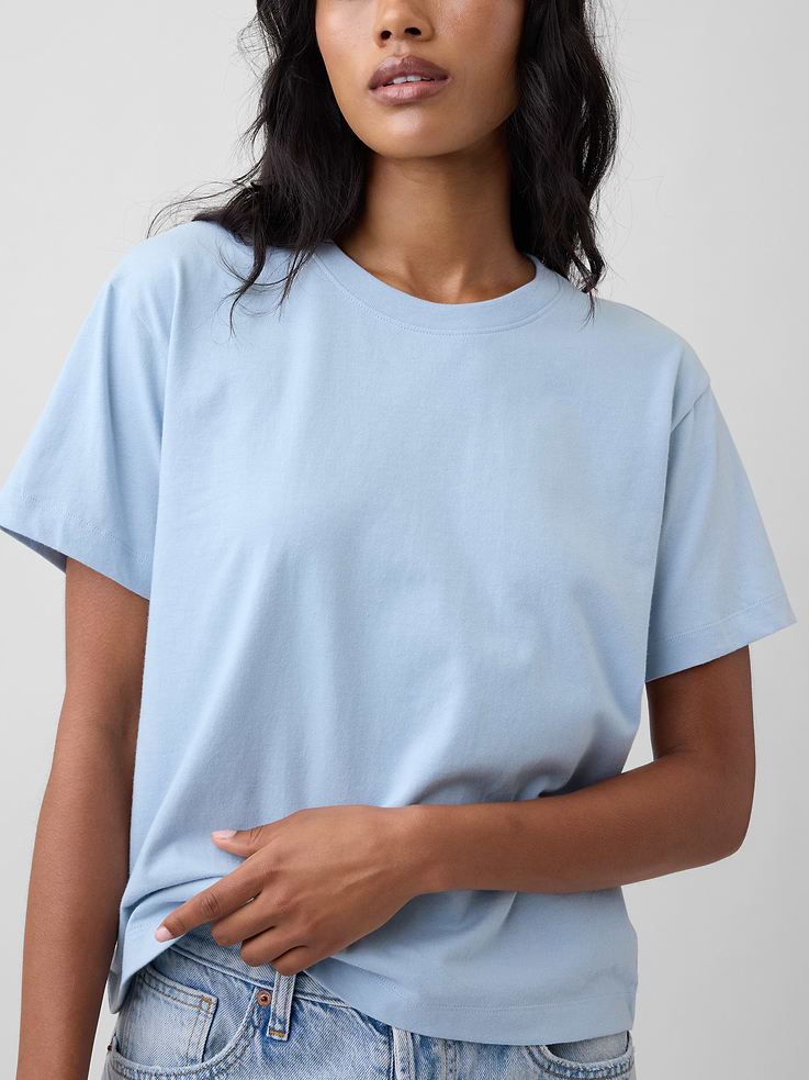 Image number 4 showing, Boxy Crewneck T-Shirt