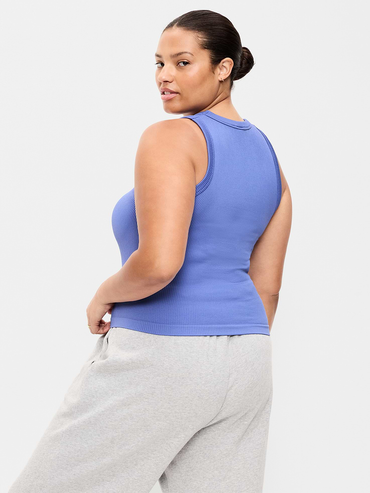 Image number 8 showing, Exhale Seamless Fitted Rib Tank