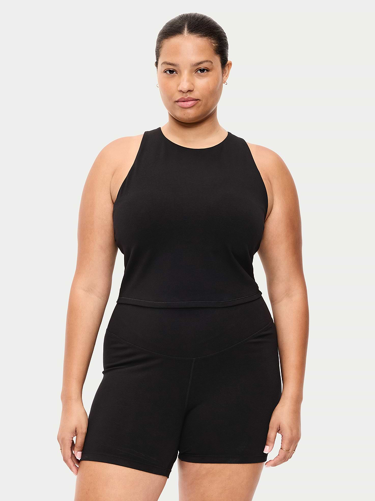 Image number 7 showing, Light Support PowerChill High-Neck Racerback Sports Bra