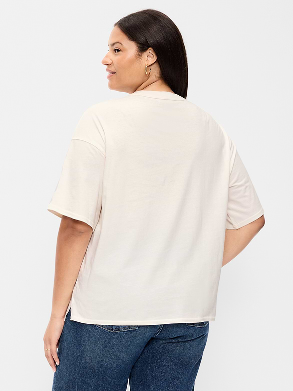 Yellowstone National Park Crew-Neck Oversized T-Shirt