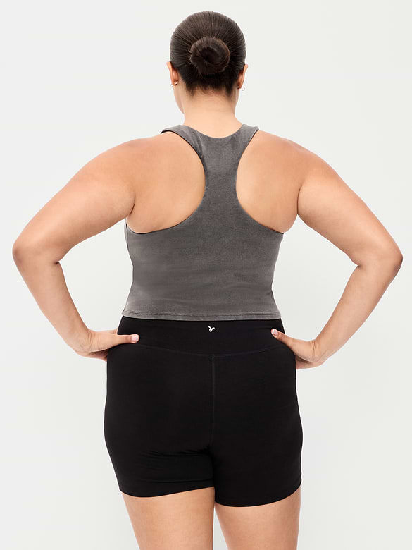 Light Support PowerChill High-Neck Racerback Sports Bra