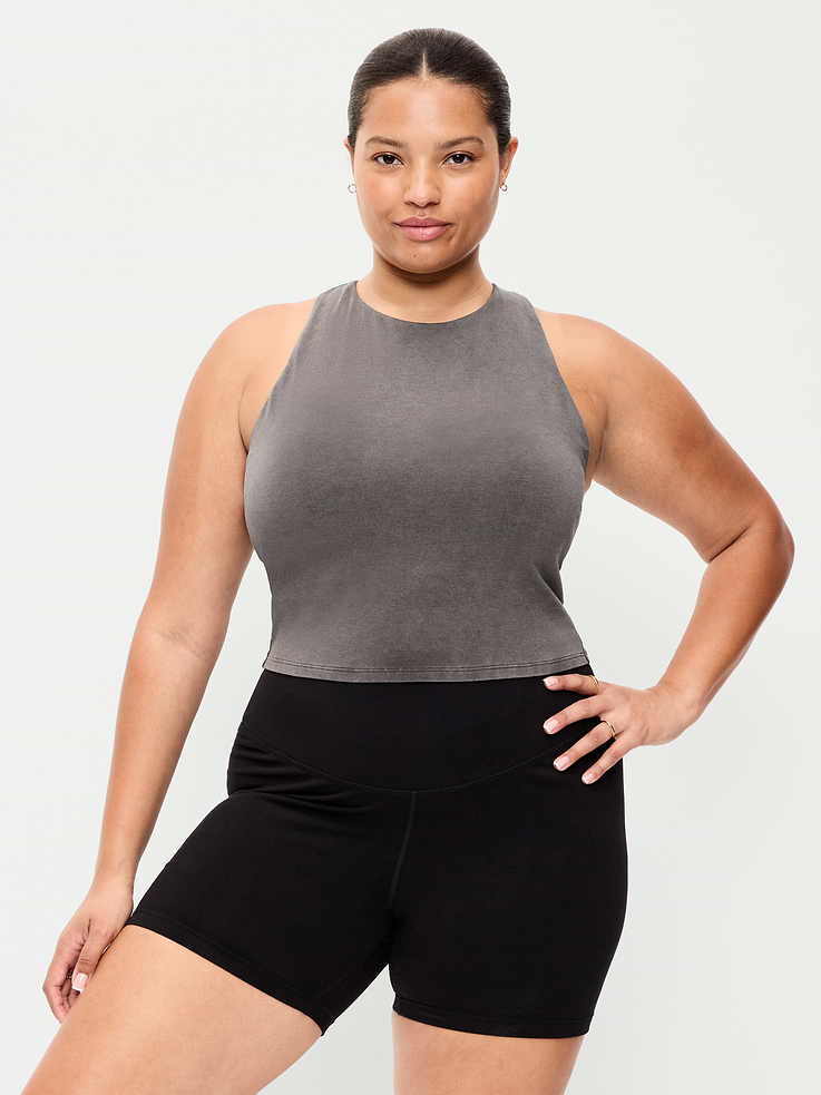 Image number 7 showing, Light Support PowerChill High-Neck Racerback Sports Bra