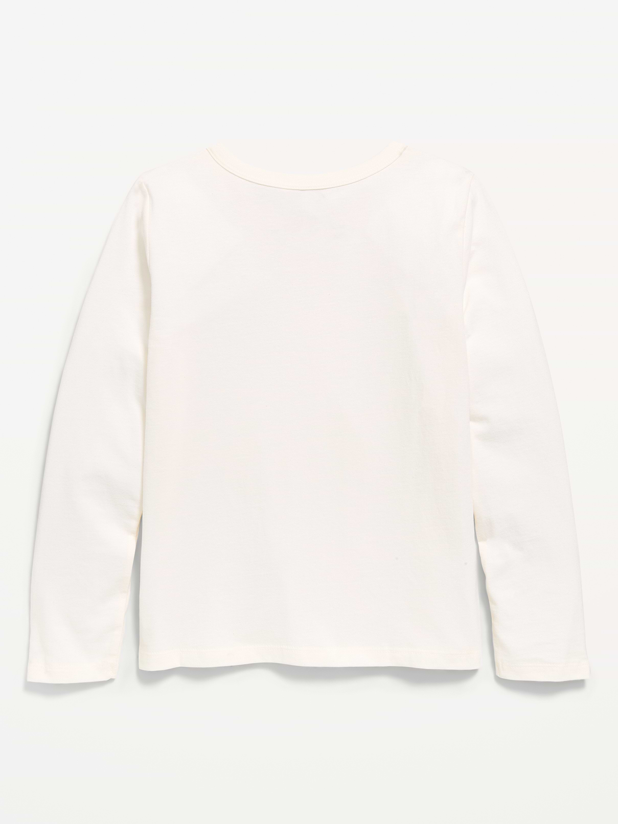 Image number 2 showing, Softest Long-Sleeve Heart-Patch T-Shirt for Girls