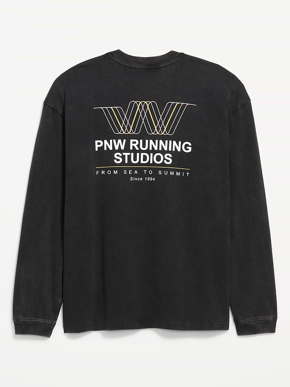 Lived-In Pro Long-Sleeve Graphic T-Shirt