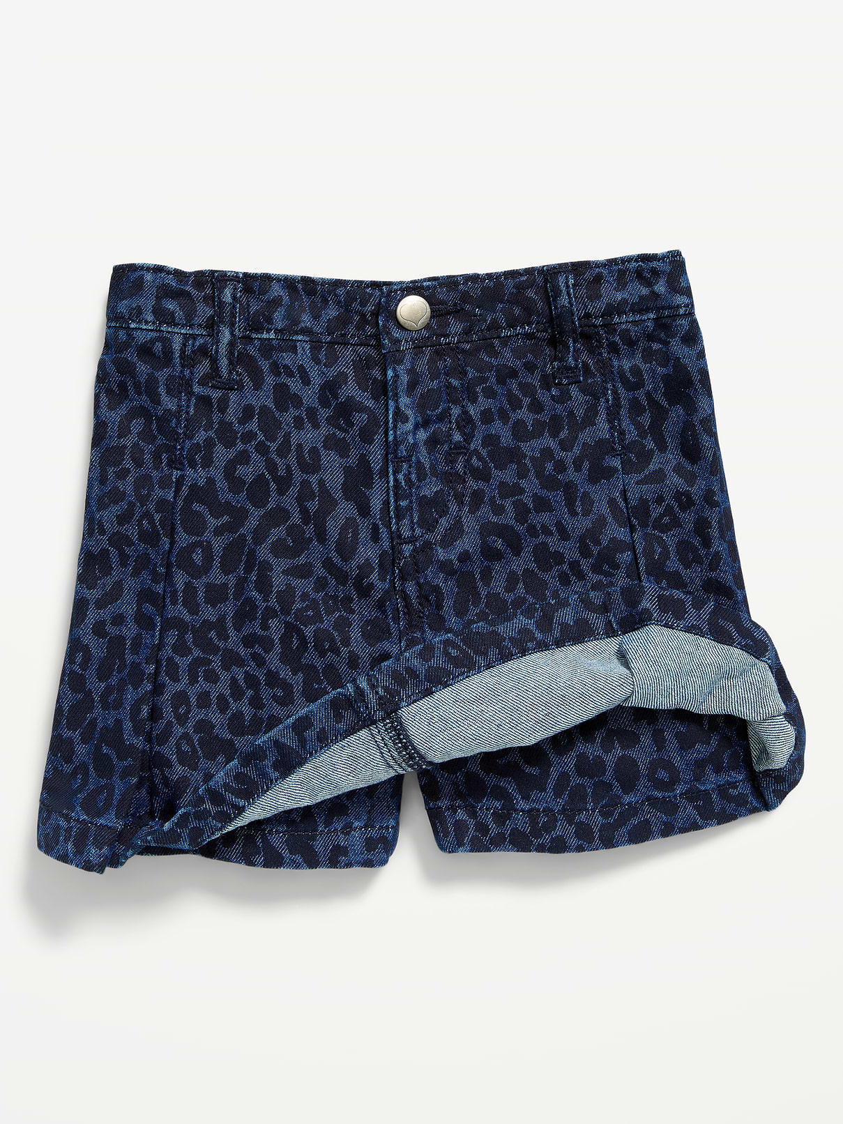 Image number 2 showing, High-Waisted Pleated Denim Skort for Toddler Girls