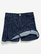 Image number 2 showing, High-Waisted Pleated Denim Skort for Toddler Girls