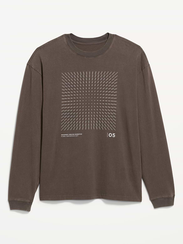 Lived-In Pro Long-Sleeve Graphic T-Shirt