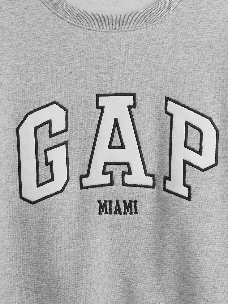Image number 4 showing, Relaxed Gap City Logo Sweatshirt