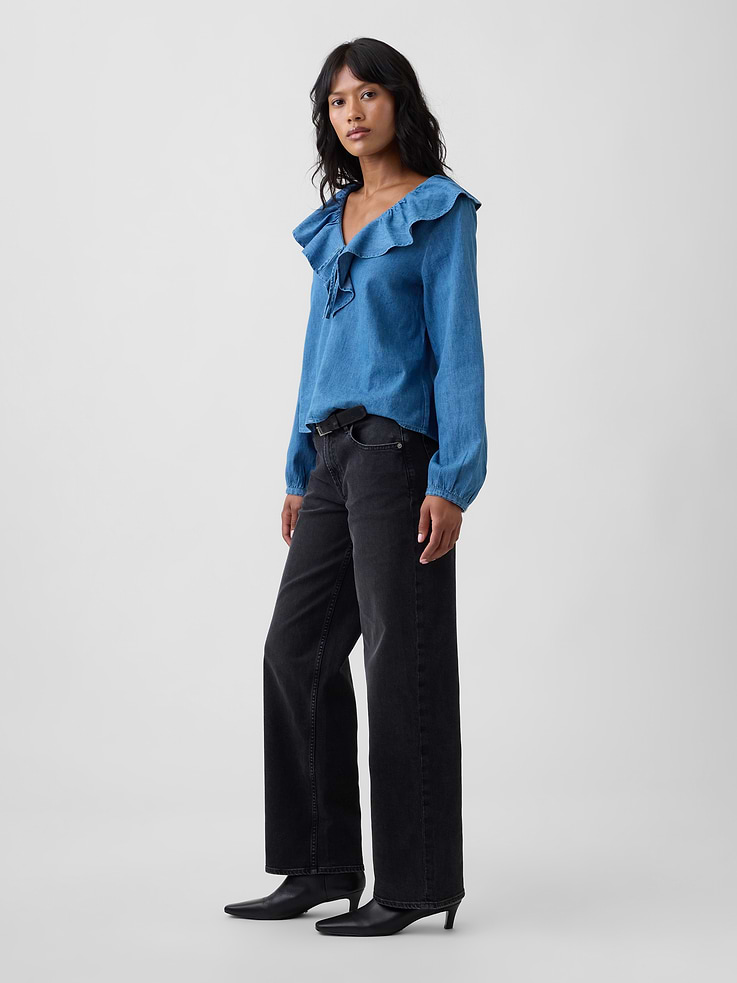 Image number 3 showing, Low Rise '90s Loose Jeans