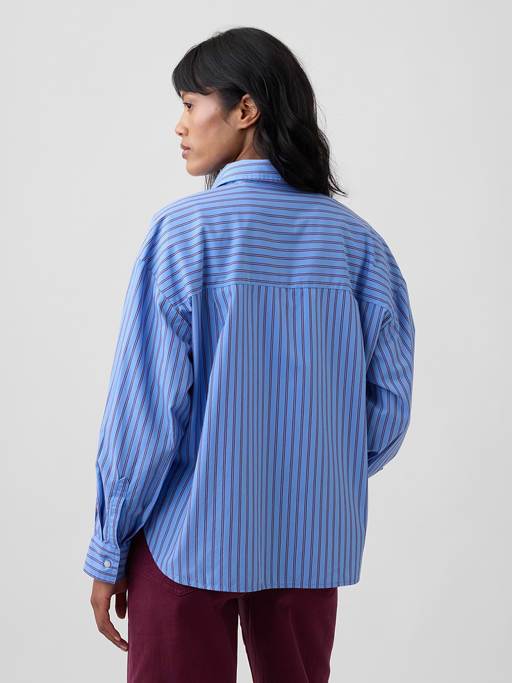 Image number 2 showing, Oversized Shirt in Poplin