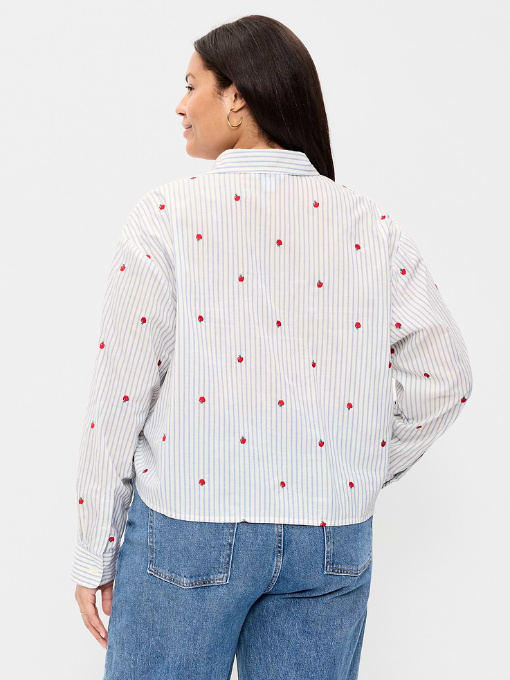 Image number 8 showing, Cropped Button-Down Shirt