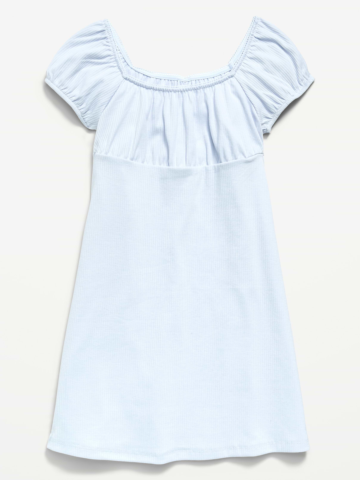 Image number 1 showing, Fit and Flare Ribbed Dress for Girls
