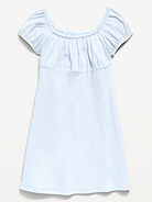 Image number 1 showing, Fit and Flare Ribbed Dress for Girls