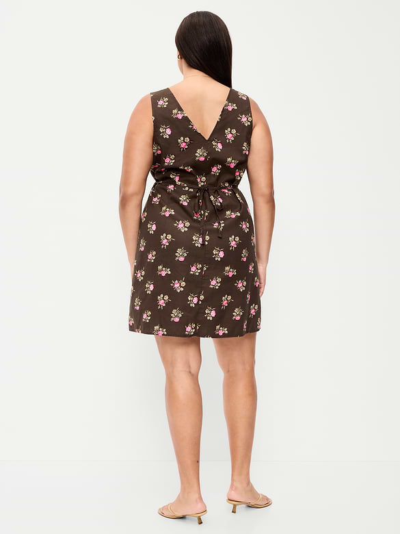 Sleeveless A-Line Mini Dress