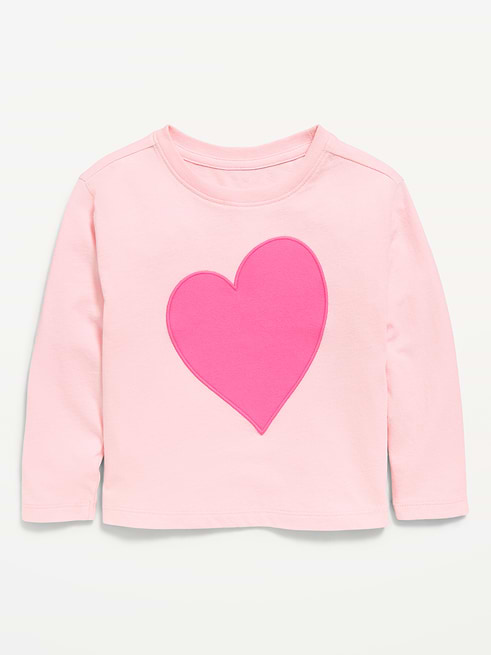 Long Long-Sleeve Graphic T-Shirt for Toddler Girls on clearance at Old Navy — 45% off