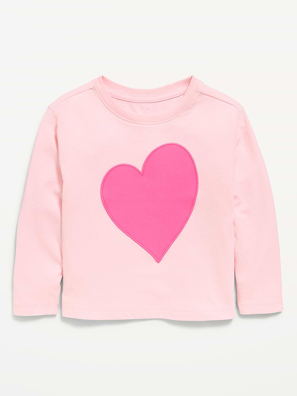 Long-Sleeve Graphic T-Shirt for Toddler Girls