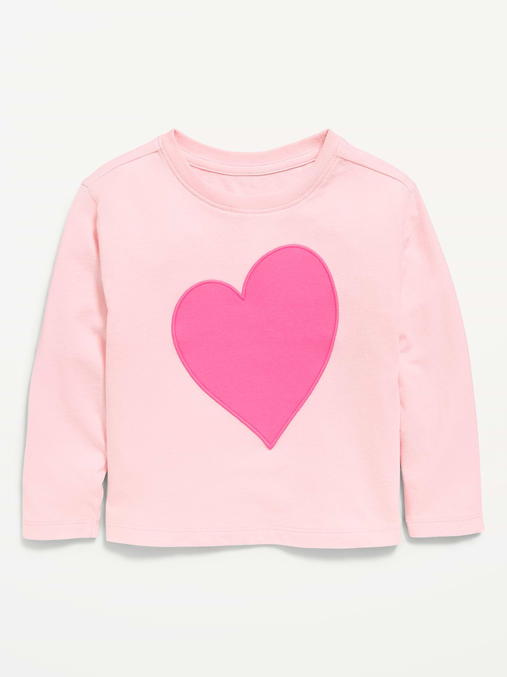 Image 1 of 1, crew neck, long sleeves, drop shoulders, graphic at front, Product #909795