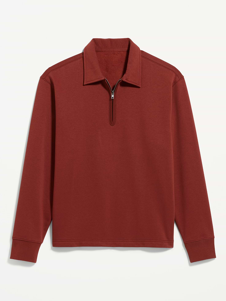 Image number 4 showing, Collared Fleece Quarter-Zip Pullover