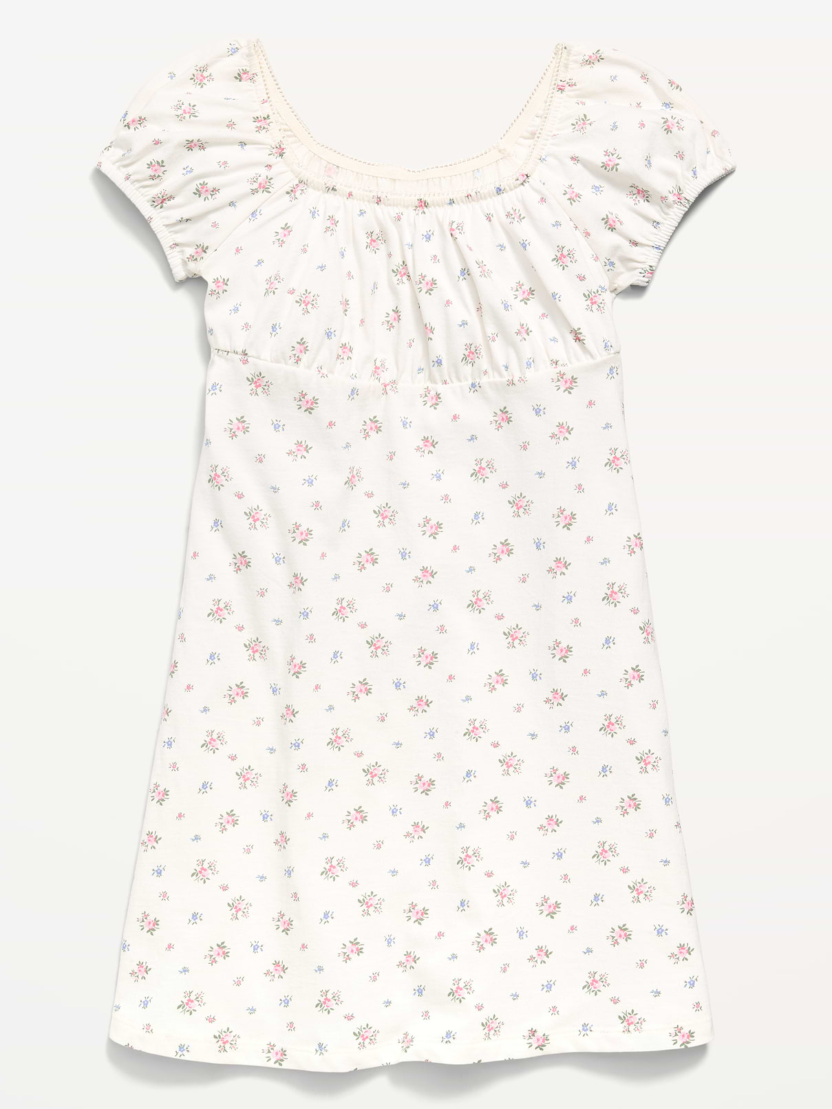 Image number 1 showing, Printed Fit and Flare Dress for Girls