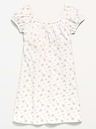 Image number 1 showing, Printed Fit and Flare Dress for Girls