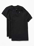 L'image numéro 2 présente Paquet de trois t-shirts à col rond pour homme