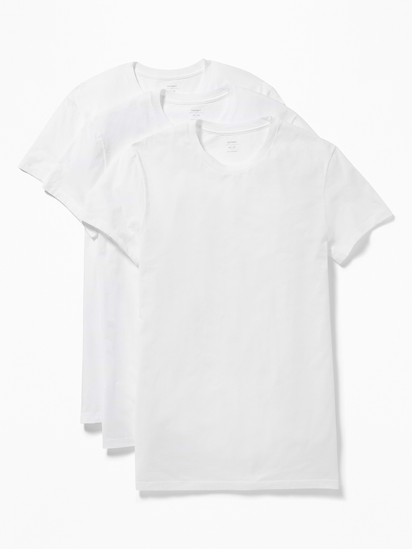 Paquet de trois t-shirts à col rond pour homme