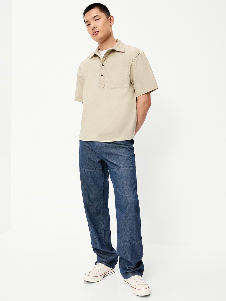 Image number 3 showing, Loose Popover Work Shirt