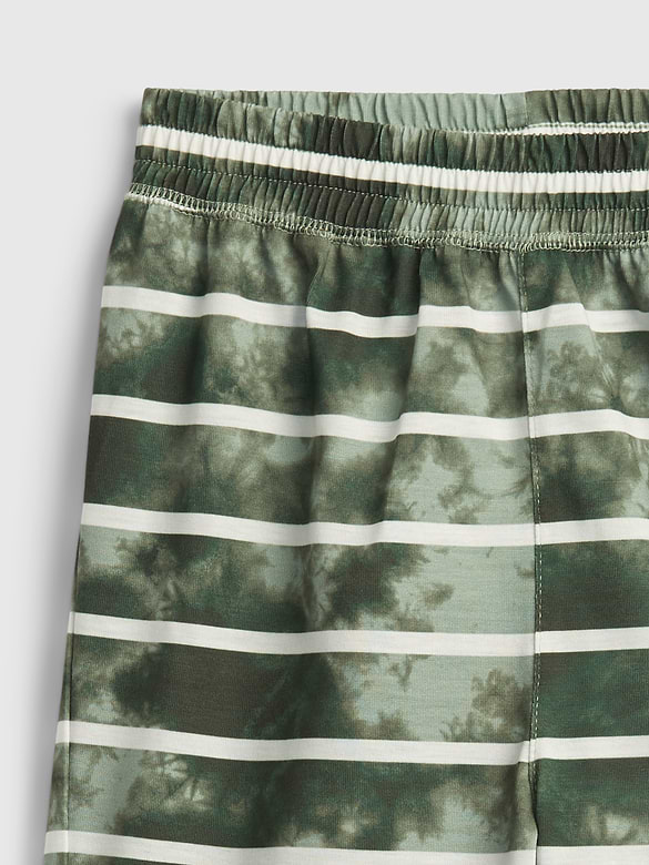 Kids Recycled Tie-Dye Stripe PJ Shorts