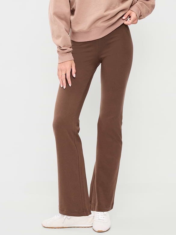 High-Waisted Fashion Flare Leggings