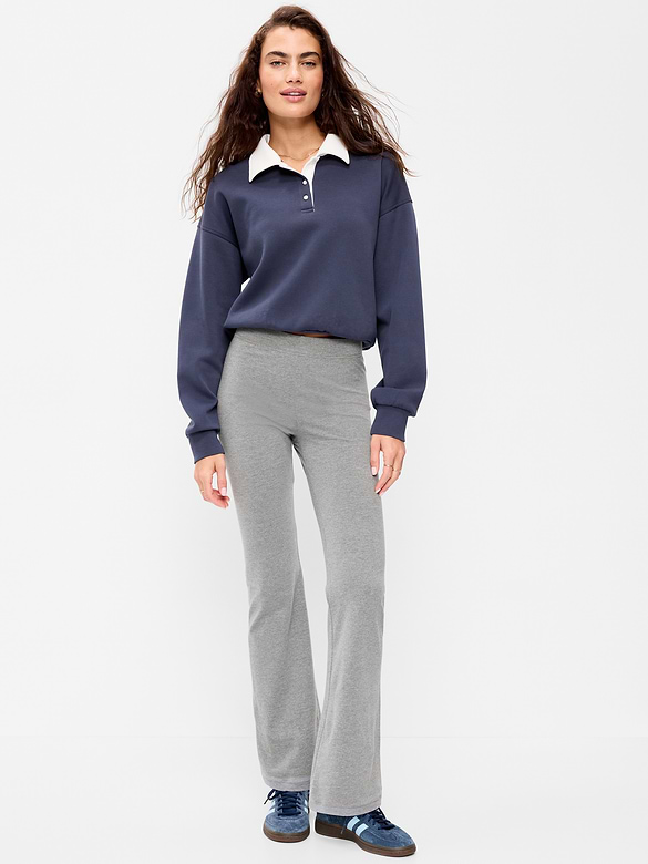High-Waisted Fashion Flare Leggings