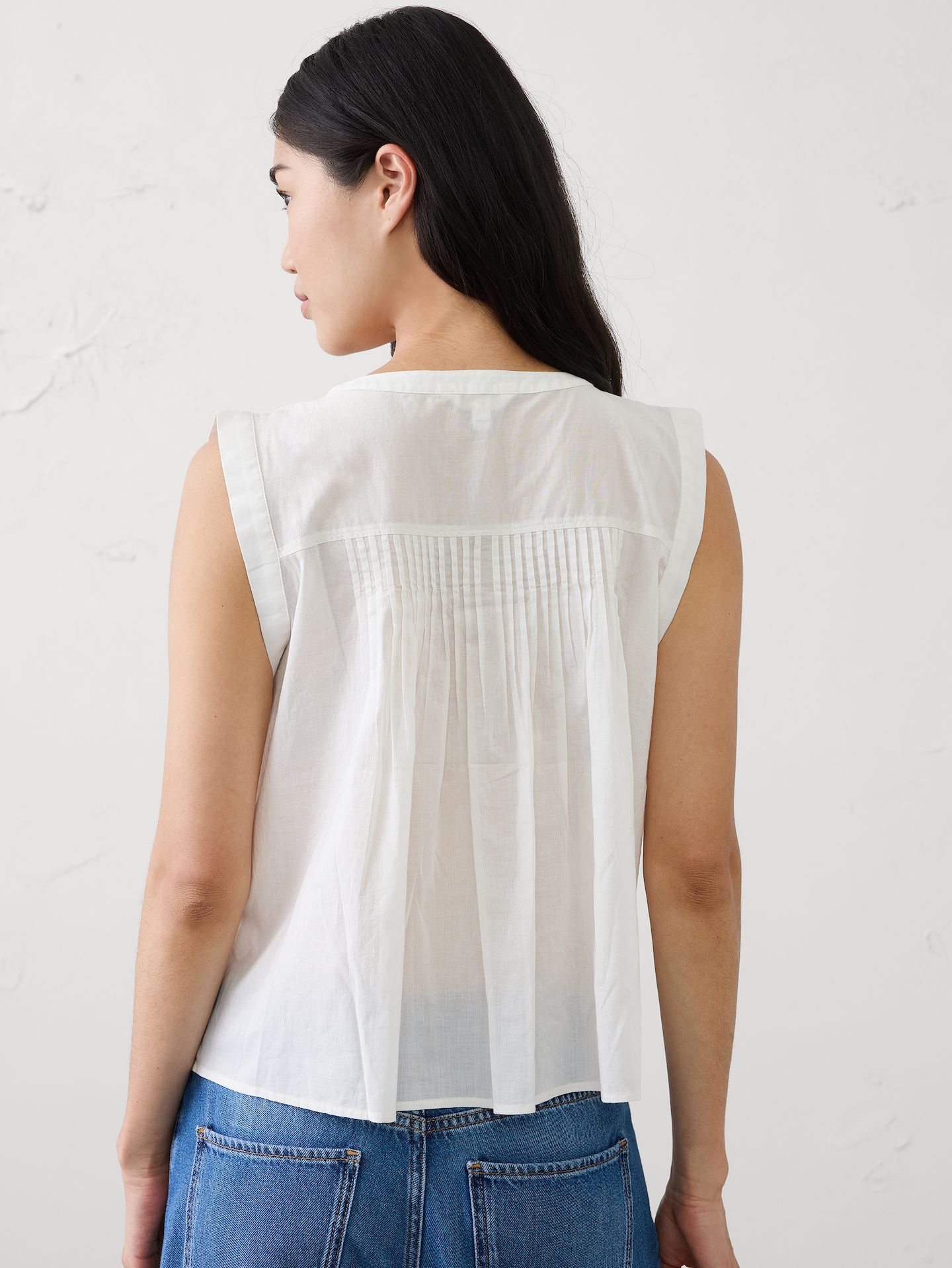 Image number 2 showing, Picot High-Neck Top