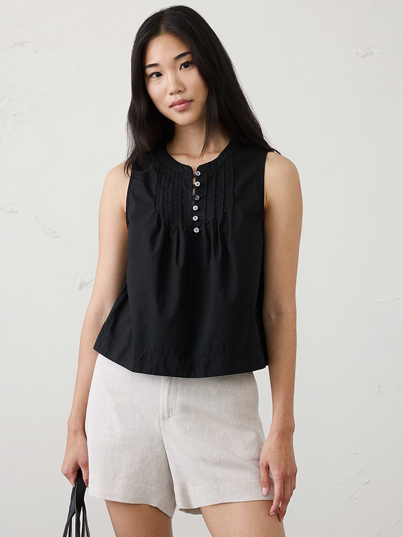 Pintuck Top