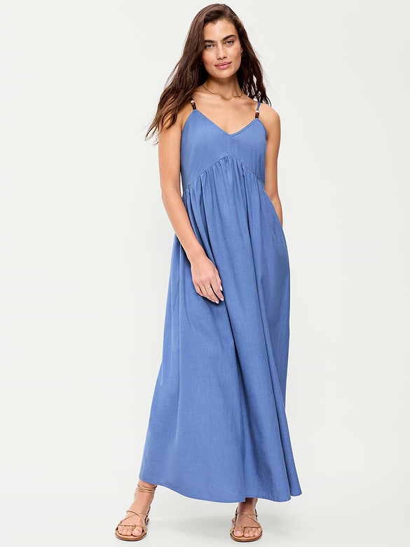 Sleeveless Boho Maxi Dress