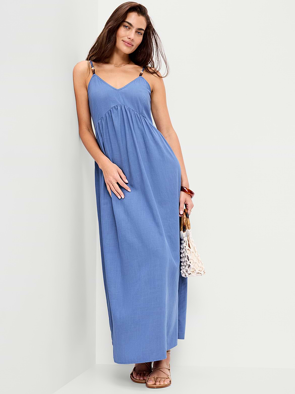 Sleeveless Boho Maxi Dress