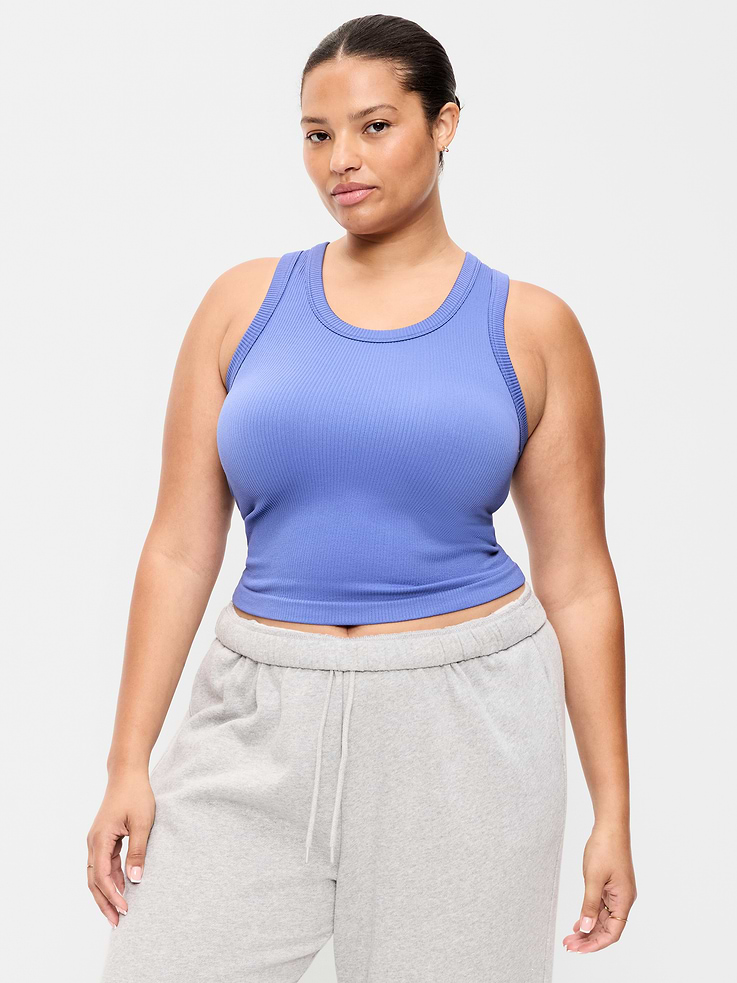 Image number 7 showing, Exhale Seamless Fitted Rib Tank