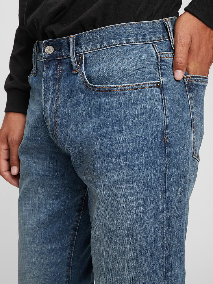Image number 5 showing, Athletic Taper Jeans