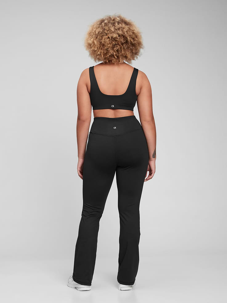 Image 5 of 8, GapFit Sky High Rise Power Flare Leggings