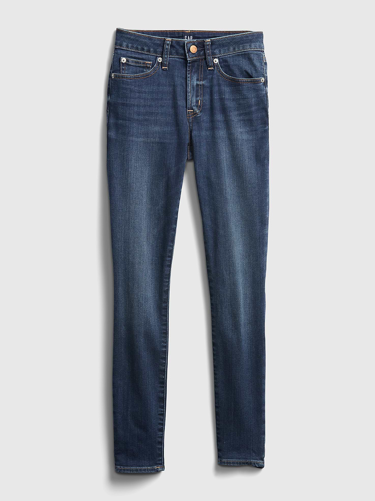 Image 2 of 2, Mid Rise Curvy True Skinny Jeans