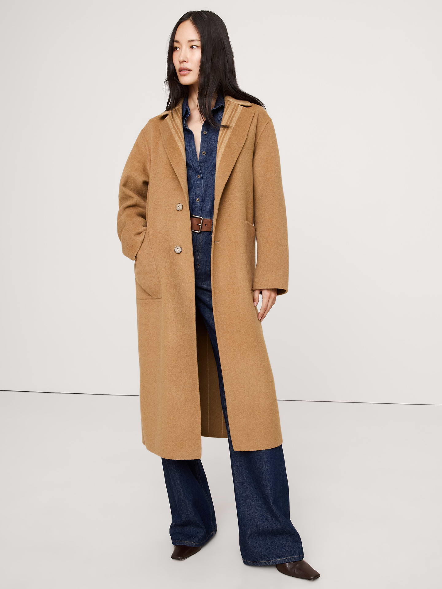 Image number 7 showing, Double-Faced Top Coat